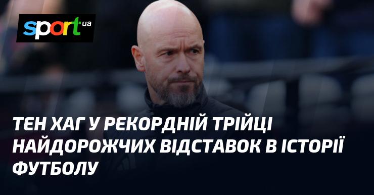 Тен Хаг увійшов до історії футболу, опинившись у трійці найдорожчих звільнень.